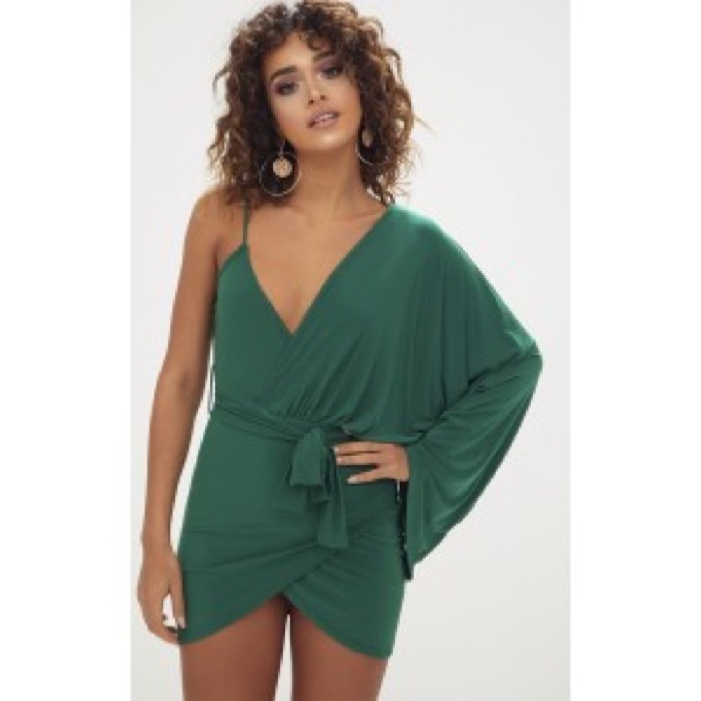 One shoulder mini  dress size 4